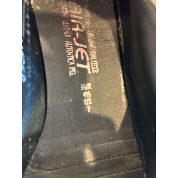 Mephisto Metallic taupe Heeled Mary Jane shoes size 7 comfort - Picture 8 of 9